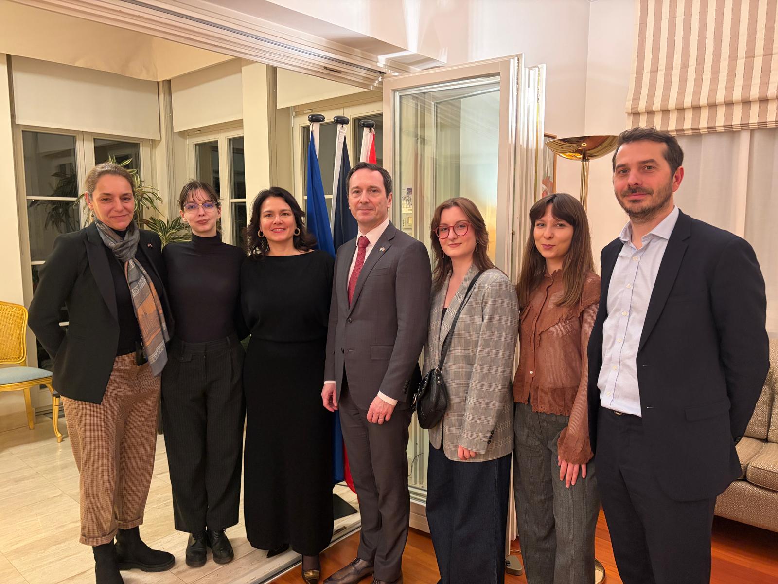 Galette des rois at the Ambassador's residence
