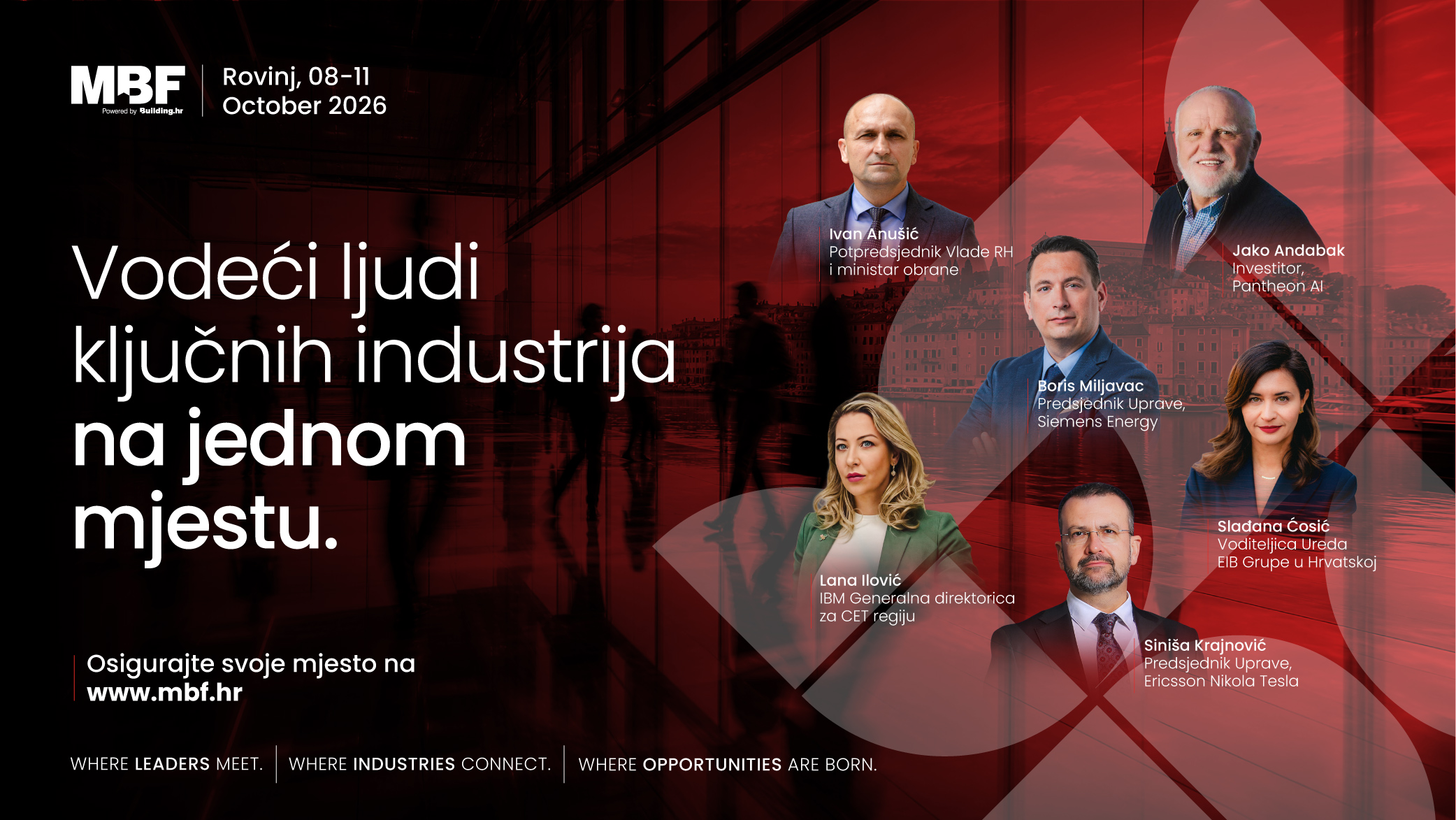MBF 2026: vodeći ljudi gospodarstva i više od 30 industrija u Rovinju